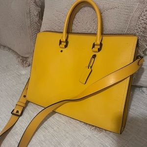 Coach real leather bag